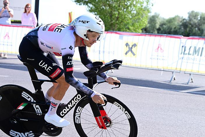 Sieger Felix Grossschartner (AUT, UAE Team Emirates - XRG) ÖM Staatsmeisterschaft, Zeitfahren, Frauenkirchen, Burgenland
