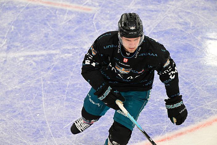 Kyle Topping (Steinbach Black Wings Linz) 3. Runde ICE, Steinbach Black Wings Linz vs Olimpija Ljubljana, Linz AG Eisarena 