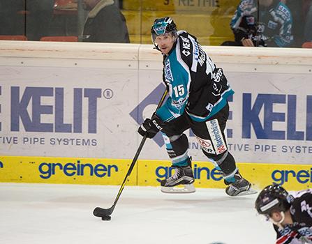 Brett McLean (EHC Liwest Black Wings Linz), EHC Liwest Black Wings Linz vs HC Orli Znojmo, Platzierungsrunde