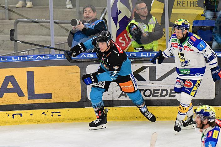 Brian Lebler (Steinbach Black Wings Linz) 5. Runde ICE, Steinbach Black Wings Linz vs EC VSV , Linz AG Eisarena 