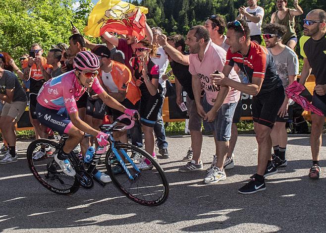 Richard Carapaz (ECU, Movistar Team) Giro, Giro d Italia, Radsport, 102. Giro d Italia - 20. Etappe  