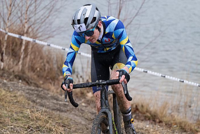 2. Platz Philipp Heigl (AUT, Team Bikestore). Rad Cyclo Cross, ÖSTM/ÖM Querfeldein  Langenzersdorf, Seeschlacht