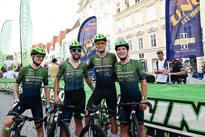 Sieger Loic Bettendorff (LUX, Hrinkow Advarics), 2. Platz Josef Dirnbauer (AUT, Hrinkow Advarics)  28. Int. ASVÖ - HRINKOW City Kriterium Steyr, Herren Elite, ÖRV, Radsport, Mountainbike, ELITE Rennrad
