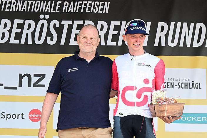 Bester Jungprofi, Aaron Dockx (BEL, Alpecin-Deceuninck Development Team), Alexander Hrinkow (Hrinkow Advarics) 4. Etappe St.Florian /Asten - Hinterstoder/Höss 15. Int. Raiffeisen OÖ-Radrundfahrt UCI Kat. 2.2