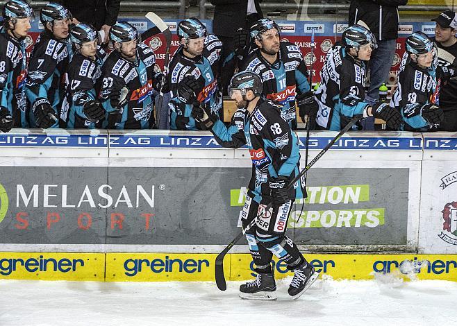 Dan DaSilva (EHC Liwest Black Wings Linz) EHC Liwest Black Wings Linz vs HC TWK Innsbruck Die Haie