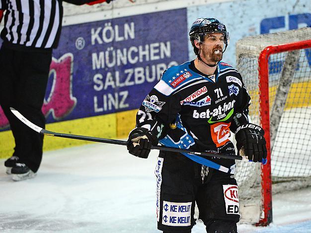 Pat Leahy (Liwest Black Wings Linz) und (EC VSV), EHC Liwest Black Wings Linz vs EC VSV, Play-Offs, Viertelfinale 