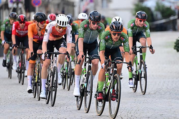 Riccardo Zoidl (AUT, Hrinkow Advarics) an der Spitze des Feldes, 27. Int. ASVÖ - HRINKOW City Kriterium Steyr, Herren Elite, ÖRV, Radsport, Mountainbike, ELITE Rennrad