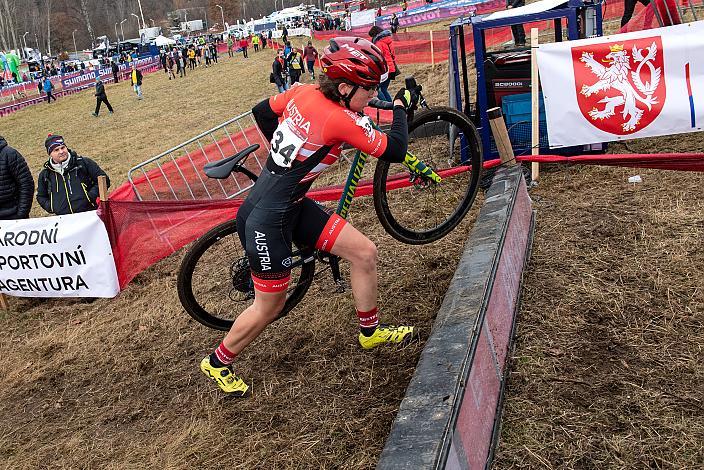 Nr.34 Nora Fischer (AUT)  Juniorinnen, UCI Cyclocross World Cup, Tabor CZ 