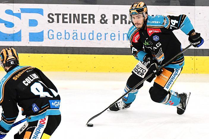 Nico Feldner (Steinbach Black Wings Linz)  Win2Day ICE Hockey League,  Steinbach Black Wings Linz vs Migross Supermercati Asiago Hockey,  Linz AG Eisarena 