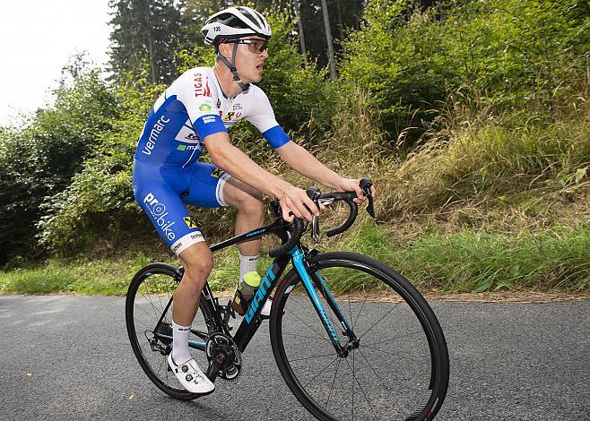 Jan Koller (AUT, Union Raiffeisen Radteam Tirol) 3. Etappe, Einzelzeitfahren, , Krumau - Klet, Cesky Krumlov -Klet, Tour of South Bohemia, Okolo jiznich Cech,