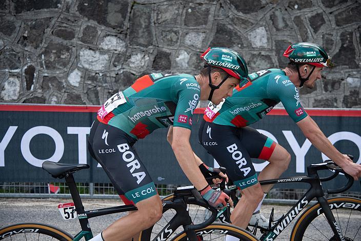 Patrick Konrad (AUT, Bora - Hansgrohe), Lennard Kämna (GER, Bora - Hansgrohe) 106. Giro d Italia, Stage 18, Oderzo - Val di Zoldo (Palafavera), (161km)