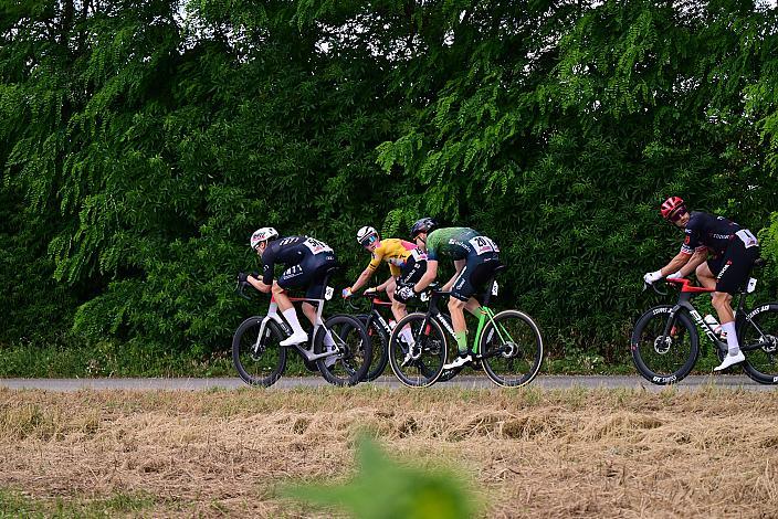 Emanuel Zangerle (AUT, Team Vorarlberg), Valentin Poschacher (AUT, Hrinkow Advarics), Marco Haller (AUT, Tudor Pro Cycling Team) ÖM Staatsmeisterschaft, Strassenrennen,, Illmitz, Burgenland