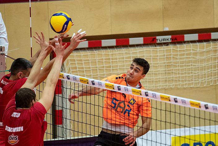 Jakub Czyzowski (VCA Amstetten Niederösterreich) Volleyball Europacup VCA Amstetten NÖ vs VSC Law Academy Kharkiv (UKR)