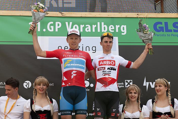 v.l. Daniel Turek (CZE, Team Felbermayr Simplon Wels), Matevz Govekar (SLO, Tirol KTM Cycling Team), Herren Elite, U23, Radliga, GP Vorarlberg, Nenzing