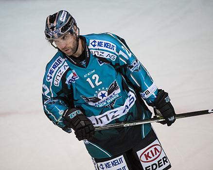 Ryan Michael Potulny (EHC Liwest Black Wings Linz) EHC Liwest Black Wings Linz vs Fehervar AV 19