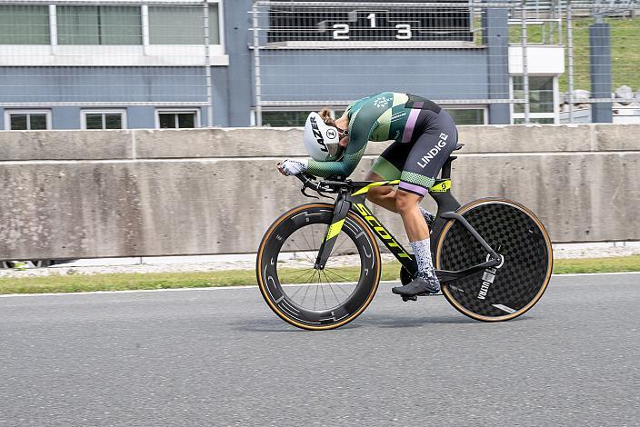 Lydia Ventker (GER, MAXX-Solar Linding Woman Racing RG) Führende der Damen Radliga, MYGYM Race am Salzburg Ring, Zeitfahren, ÖRV RadLiga, Radsport, Radliga, ÖRV, Damen Elite, 