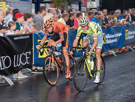 Felix Grossschartner (AUT, Team CCC Sprandi Polkowice), Roman Kreuziger, CZE, Tinkoff, 18. Welser Innenstadt Kriterium 