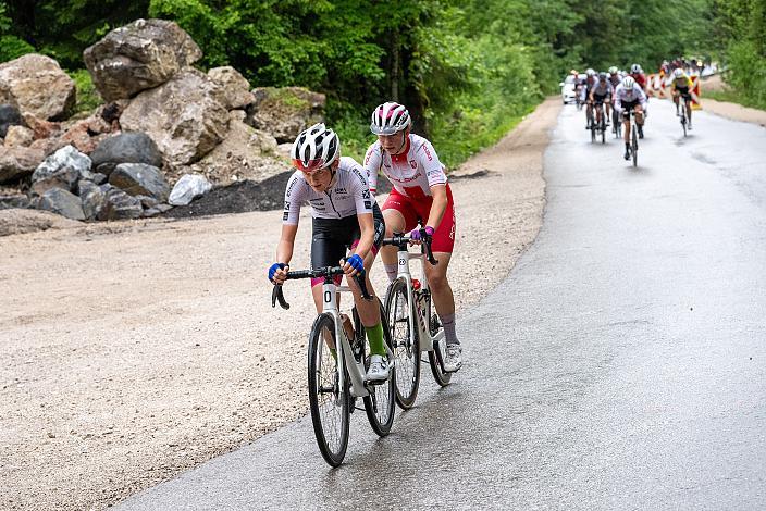 Amelie Cooper (GBR, Union Raiffeisen Radteam Tirol), Alicja Matula (POL), 02.06.2024. 4. Etappe, Waidhofen an der Ybbs. - Hochkar,  Sportland NOE WOMENS  KIDS Tour