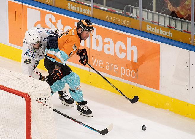 Marko Collak (MAC Budapest), Rafael Rotter (Steinbach Black Wings Linz) Steinbach Black Wings Linz  vs MAC Budapest