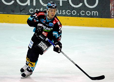 #29 Markus Matthiasson, Stuermer, EHC Liwest Black Wings Linz