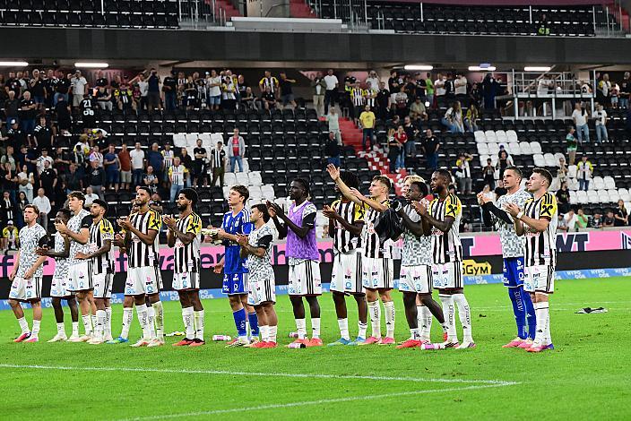 Der LASK feiert das 3 zu 0 über Altach, Admiral Bundesliga, 2026 - 2027
