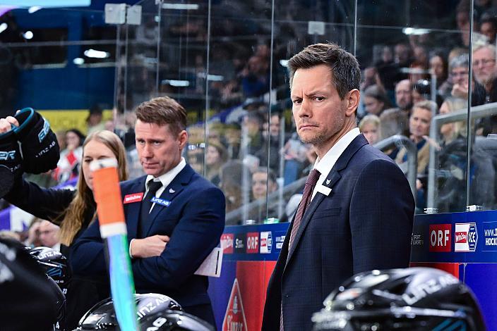 Head Coach Philipp Lukas (Steinbach Black Wings Linz) 4. Runde ICE, Steinbach Black Wings Linz vs Pioneers Vorarlberg, Linz AG Eisarena 