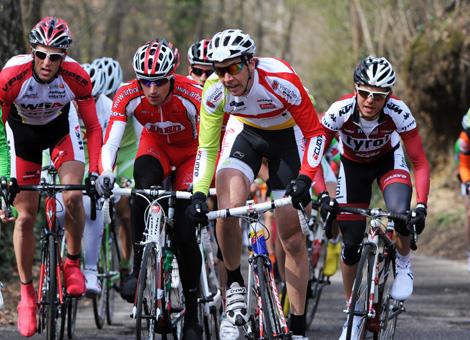 Josef Benetseder, Team Vorarlberg im Anstieg. 