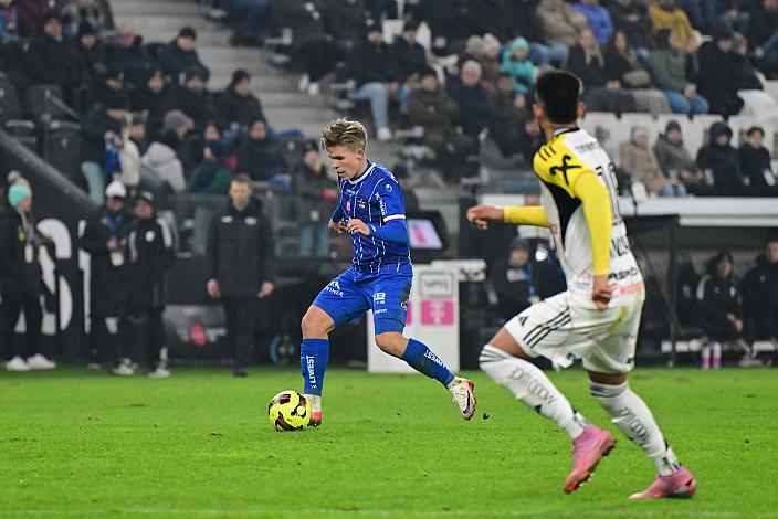 Isak Dahlqvist (FC Blau-Weiß Linz) Fussball LASK vs Blau Weiss Linz , Uniqua Cup 2025 - 2026