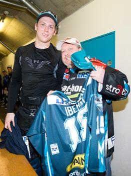Die Gewinner des LIWEST Black WIngs Gewinnspiels, EHC Liwest Black Wings Linz vs UPC Vienna Capitals