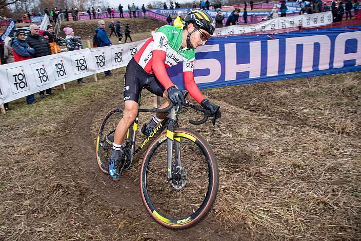 Nr.22 Gioele Bertolini (ITA, Selle Italia-Guerciotti-Elite) UCI Cyclocross World Cup, Tabor CZ 