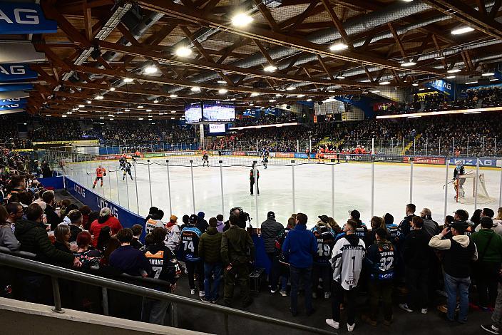 Play Off Zeit in der Win2Day ICE Hockey League,  1. Viertelfinale, Steinbach Black Wings Linz vs Moser Medical Graz 99ers,  Linz AG Eisarena 