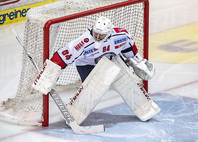 Tormann Ivan Lisutin (KHL Medvescak Zagreb)  EHC Liwest Black Wings Linz vs EKHL Medvescak Zagreb