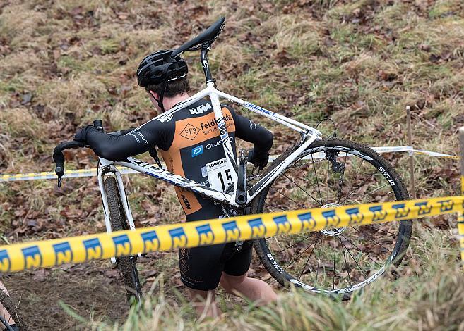 07.01.2018, St. Pölten, AUT, Rad Querfeldein Staatsmeisterschaft Elite Herren, 2018, St. Pölten, Niederösterreich, im Bild Marvin Hammerschmid (AUT, Team Feldbinder Owayo˽Ktm)  //  during cycling cross championship, St. Pölten, N