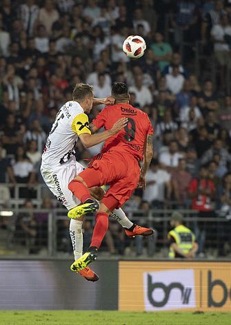 Christian Ramsebner (LASK), Alvaro Negredo Sanchez (Besiktas JK Istanbul) Euroleague Qualifier LASK - Besiktas JK Istanbul