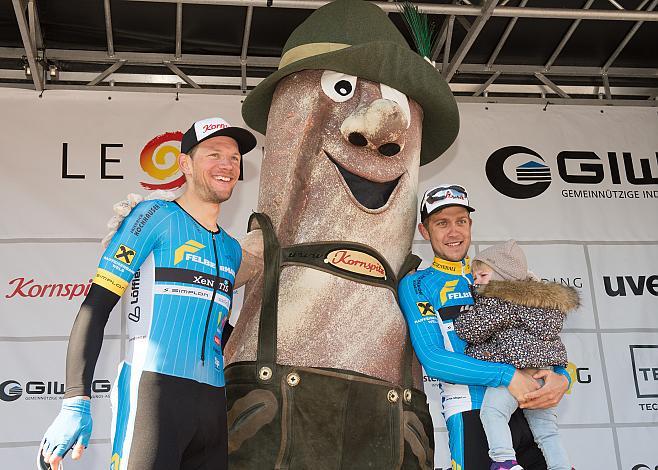 Matthias Krizek (AUT, Team Felbermayr Simplon Wels), Kornspitz, Riccardo Zoidl (AUT, Team Felbermayr Simplon Wels)