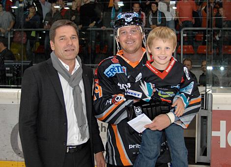 Spieler des Abends Rob Shearer, Liwest Black Wings Linz.