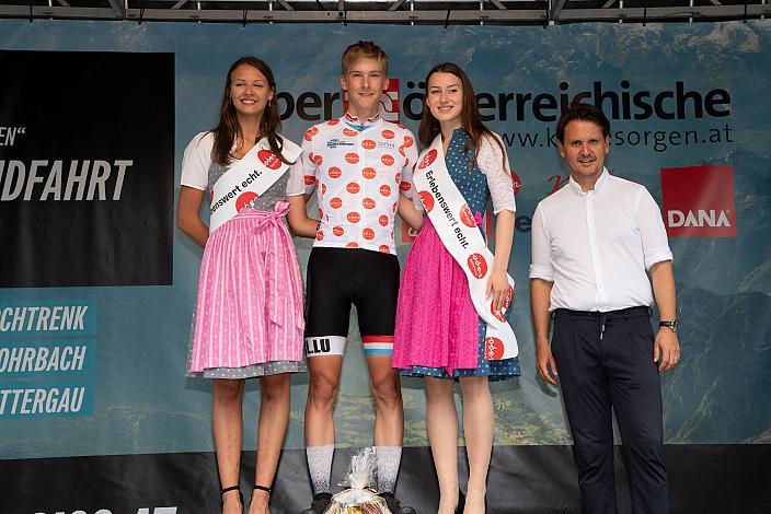 Alexandre Kess (LUX, Team Luxemburg) Sieger der Gesamtbergwertung der 46. Int. Keine Sorgen,  Junioren Rundfahrt UCI Kat. MJ 2.1, 3. Etappe Bad Wimsbach/Neydharting - Strass im Attergau