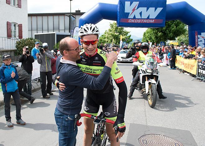  Team Vorarlberg Manager Thomas Kofler, Gian Friesecke (SUI, Team Vorarlberg Santic) 