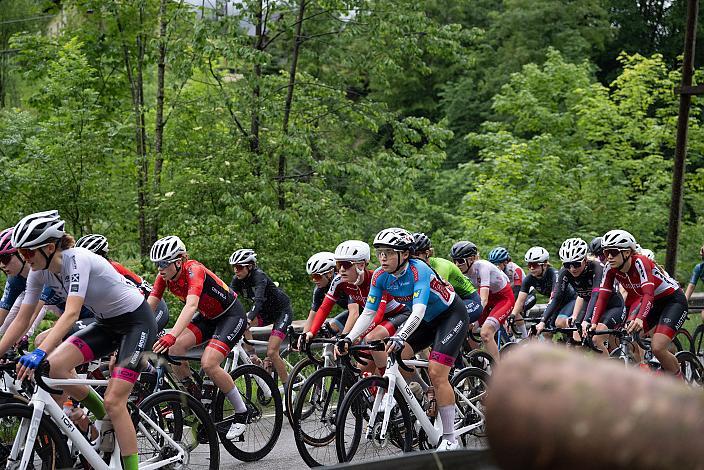 Elisa Winter (AUT, Union Raiffeisen Radteam Tirol) im Trikot der Besten Österreicherin 02.06.2024. 4. Etappe, Waidhofen an der Ybbs. - Hochkar,  Sportland NOE WOMENS  KIDS Tour