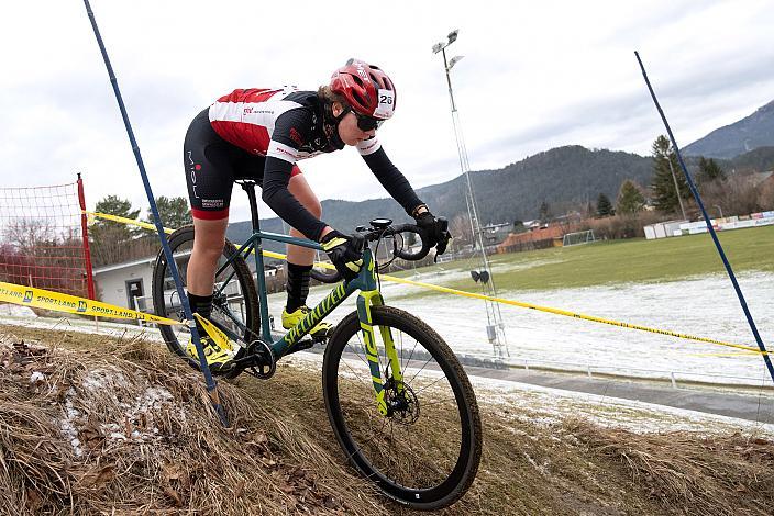 2. Platz Nora Fischer (AUT, RV Dornbirn)  Rad Cyclo Cross, ÖSTM/ÖM Querfeldein Quer durch das Stadion