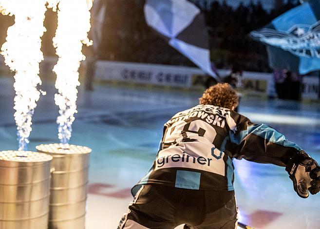 Troy Rutkowski (EHC Liwest Black Wings Linz)  EHC Liwest Black Wings Linz vs EKHL Medvescak Zagreb