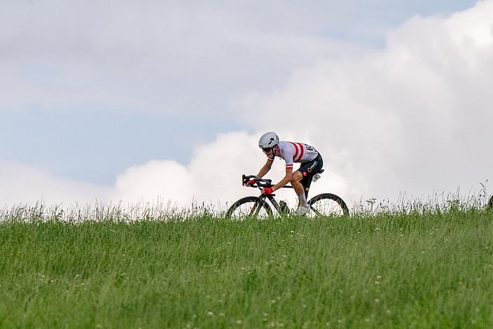 Bester Österreicher Michael Hettegger (AUT, LRV Oberösterreich),  50. OÖ Junioren Rundfahrt, 3. Etappe Bad Wimsbach Strass im Attergau