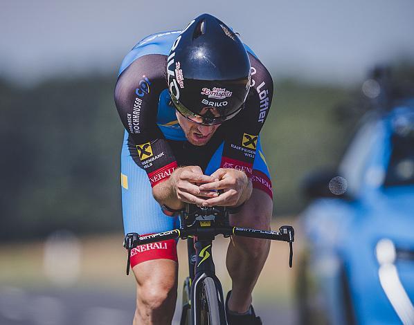 Stephan Rabitsch (AUT, Team Felbermayr Simplon Wels) ÖSTM Einzelzeitfahren,  Lutzmannsburg, Österreichische Staatsmeisterschaft U23, Elite Damen und Herren