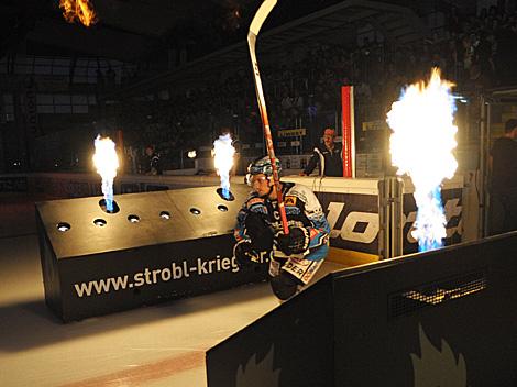 Philipp Lukas, Stuermer, Linz, EHC Liwest Black Wings Linz vs. EC KAC