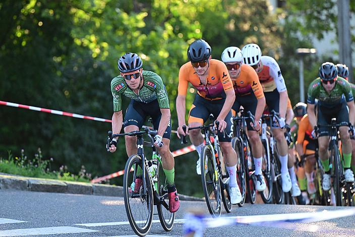 Riccardo Zoidl (AUT, Hrinkow Advarics) an der Spitze des Feldes, 27. Int. ASVÖ - HRINKOW City Kriterium Steyr, Herren Elite, ÖRV, Radsport, Mountainbike, ELITE Rennrad