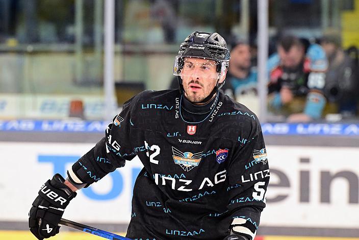 Yohann Aumtu (Steinbach Black Wings Linz), 30. Runde ICE, Steinbach Black Wings Linz vs EC Red Bull Salzburg, Linz AG Eisarena 