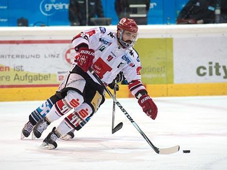 Benedikt Schennach (HC TWK Innsbruck, #41), EHC Liwest Black Wings Linz vs HC TWK Innsbruck