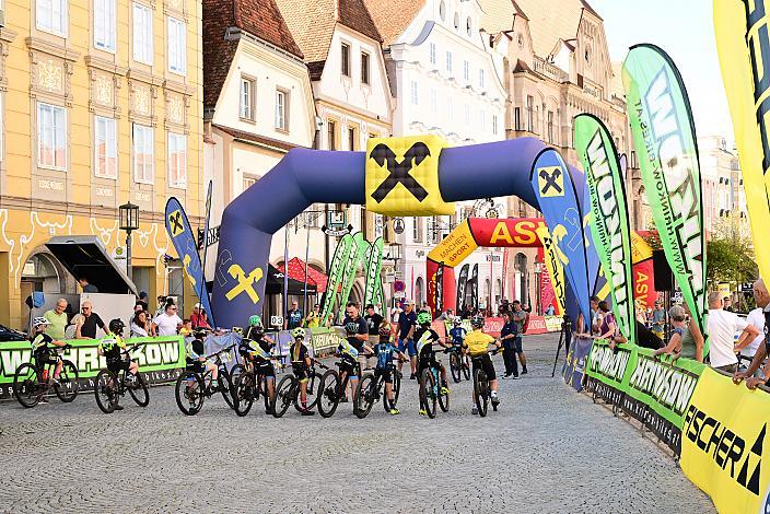 25. Int. ASVÖ - HRINKOW City Kriterium Steyr, MTB-Nachwuchs vom Laufrad bis U17, ÖRV, Radsport, Mountainbike, ELITE Rennrad
