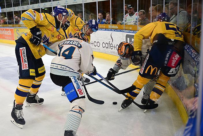 Niklas Neubauer (Steinbach Black Wings Linz), Stefan Gaffal (Steinbach Black Wings Linz) Testspiel, Steinbach Black Wings Linz vs HC Motor Ceske Budejovice , Linz AG Eisarena 