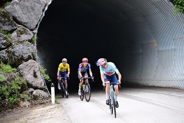 Adrien Maire (FRA, TDT - Unibet Cycling Team) Etappen und  Gesamtsieger der 14. Oberösterreich Rundfahrt, Riccardo Zoidl (AUT, Team Felt - Felbermayr), Aaron Dockx (BEL, Alpecin-Deceuninck Development Team),  St. Florian - Höss, Hinterstoder , 14. Int. Raiffeisen OÖ-Radrundfahrt UCI Kat. 2.2